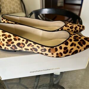 MARC FISHER Alanyz Pony Hair Flats – Natural Multi – Women’s 10